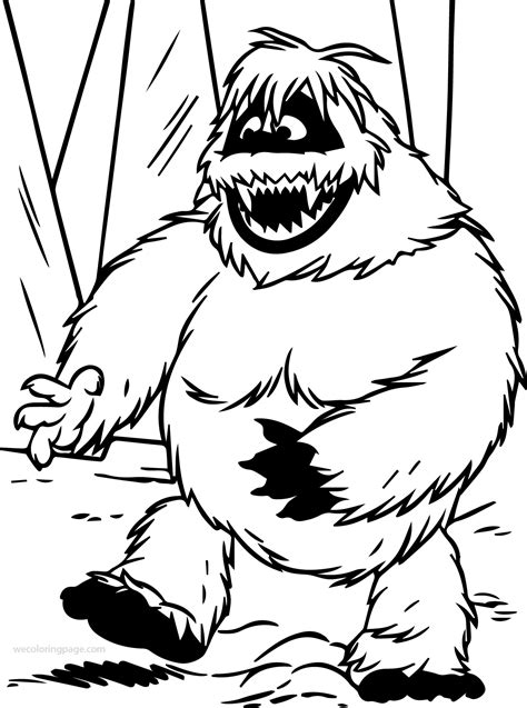 Abominable Snowman Coloring Page WeColoringPage 4 | Wecoloringpage.com