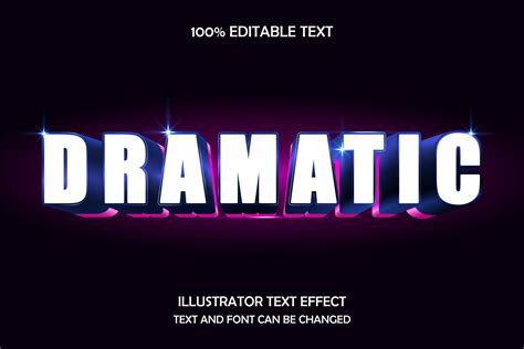 Dramatic Text Effect Grafica Di 4gladiatorstudio44 · Creative Fabrica