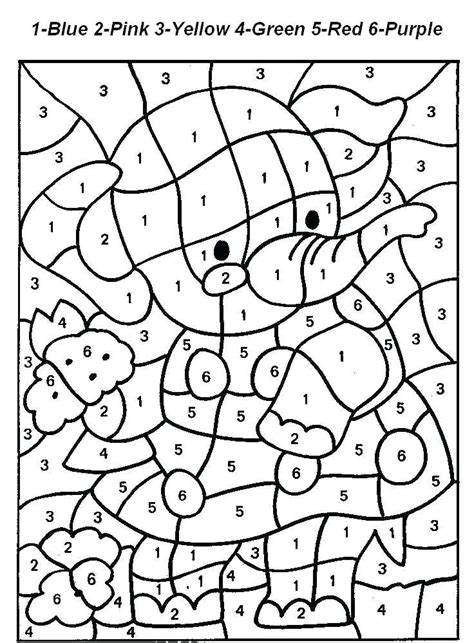 Coloring Pages With Number Codes At Getcolorings Com Free Printable Colorings Pages To Print