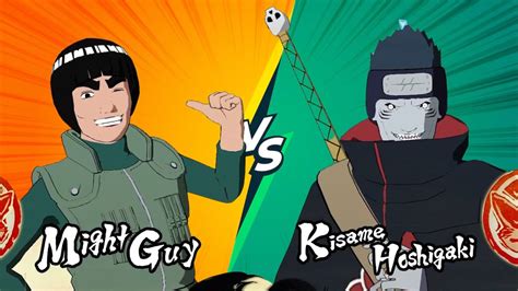 ᴴᴰ Might Guy Vs Kisame Hoshigaki Akatsuki Ai Vs Ai Naruto Shippuden