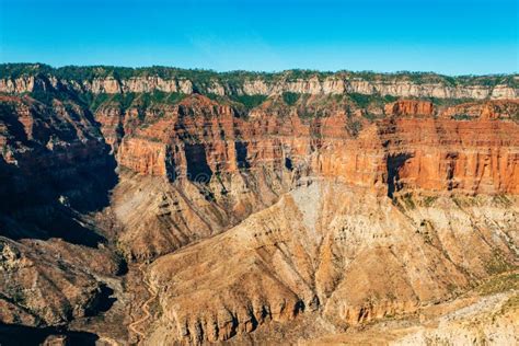 Aerial View Of Grand Canyon National Park Arizona Stock Image Image