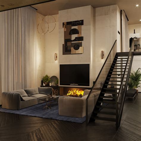 Luxury Modern House Interior On Behance