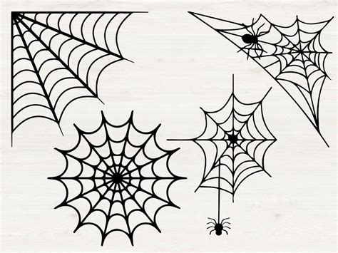 1221+ Cute Spider Web Digital Paper Svg Popular SVG File
