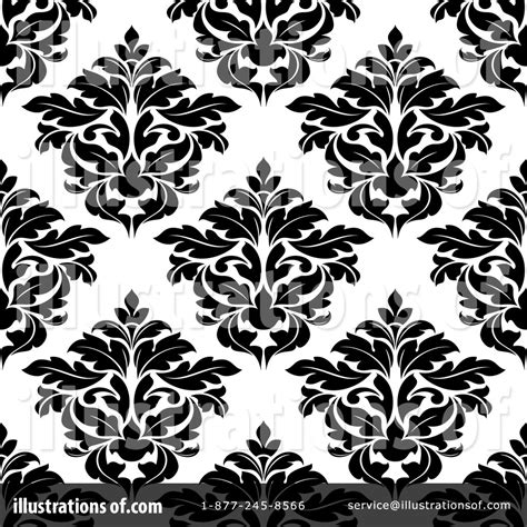 Damask Clipart 1279796 Illustration By Vector Tradition Sm