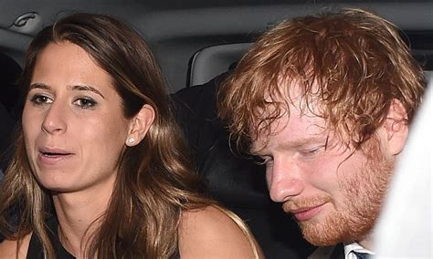 Ed Sheeran Looks Worse For Wear As He Leaves Party With Girlfriend Cherry Seaborn Daily Mail