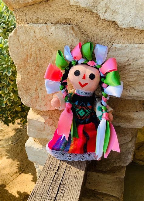 Mexican Mazahua Doll Handmade Doll Maria Doll Mexican Rag Etsy