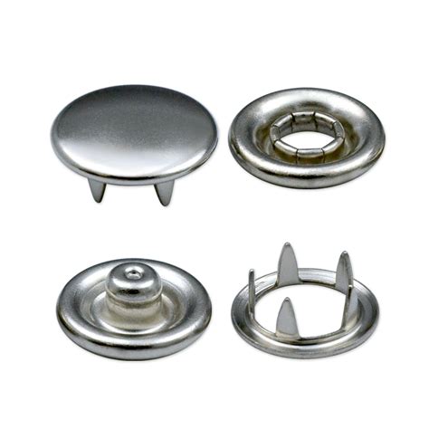 85mm Regular Capped Prong Snap Fastener Functional Metal Buttons