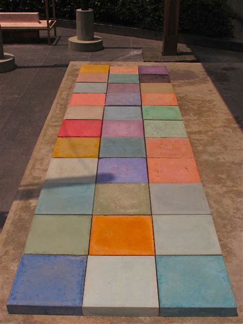 Coloured Concrete Blocks Muirne Kate Dineen