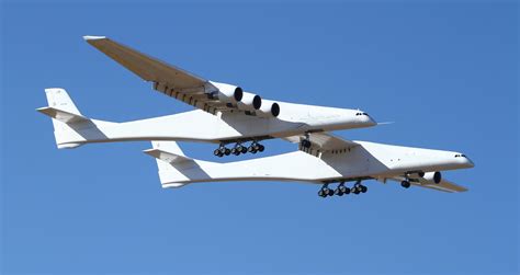 Stratolaunch Worlds Largest Aircraft By Wingspan Makes Historic