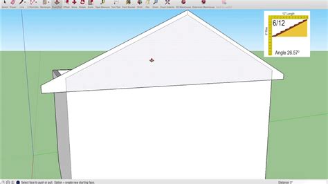 Sketchup Roof Pitch Tutorial How To Draw A Roof Youtube