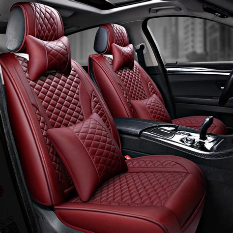 Custom Car Seat Cover Universal Seat Luxury Leather Car