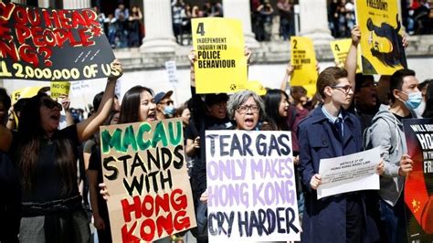 What does it have to do with protests? People Protest In Support Of China In Response To Anti ...