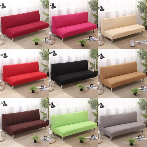 See more ideas about sofa protector, slipcovers, slipcovers for chairs. Folding Armless Sofa Bed Futon Cover Furniture Seater ...
