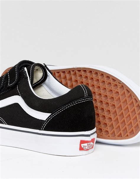 Vans Old Skool Velcro Sneakers In Black Va3d29oiu For Men Lyst
