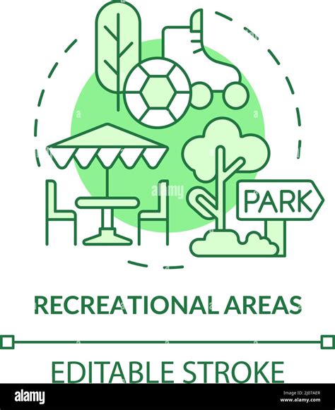 Recreational Areas Green Concept Icon Stock Vector Image And Art Alamy