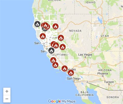 26 Map Of California Fires 2018 Online Map Around The World