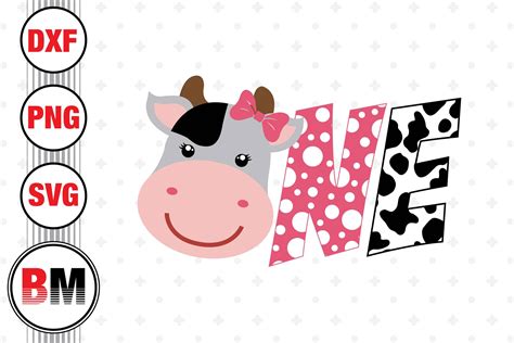 One Birthday Cow Svg Png Dxf Files By Bmdesign Thehungryjpeg My XXX Hot Girl