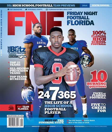 2014 Fnf Magazine Cover To Feature Players From Apopka Monarch And