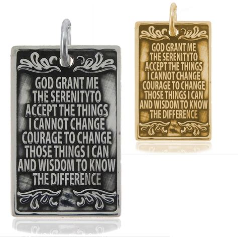 12 Step Serenity Prayer With 50 Character Custom Engraving On Etsy