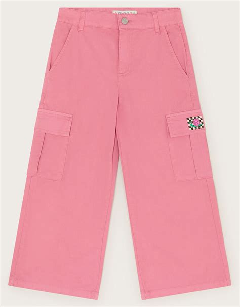 Utility Trousers Pink Girls Trousers And Shorts Monsoon Uk