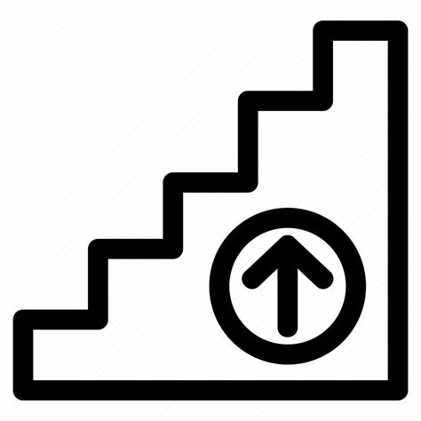 Stair Stairs Stairway Up Step Success Icon Download On Iconfinder