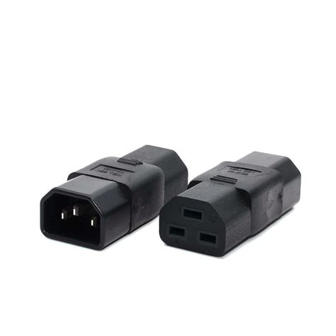 IEC C Male To C Female Plug AC Power Adapter For UPS PDU A V In Computer Cables