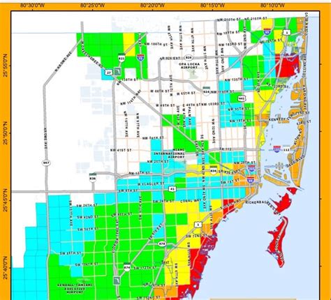 Miami Dade Flood Zone Map Zip Code Map