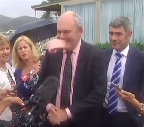 Politician Left Red Faced After Being Hit In The Face With A Dildo