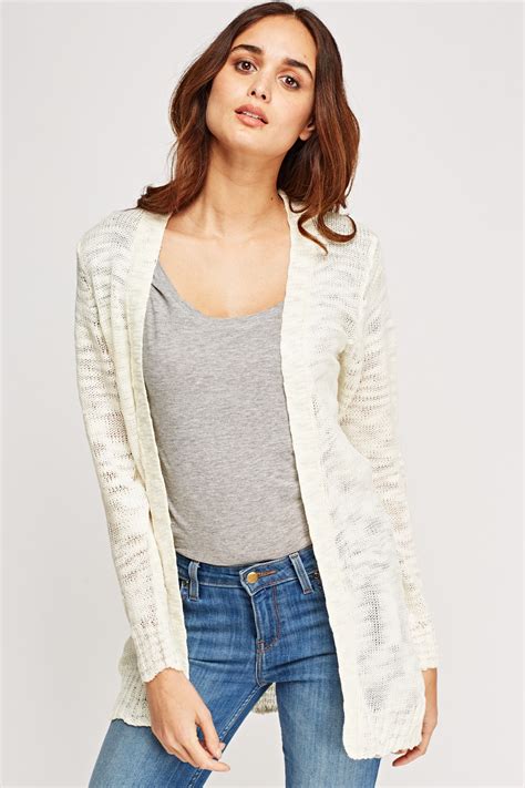 Loose Knit Longline Cardigan Just 7