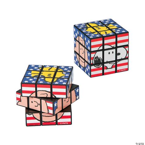Peanuts ® Patriotic Mini Puzzle Cubes Discontinued