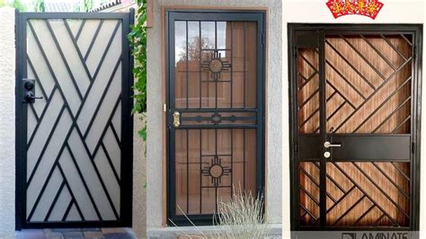 Latest Safety Doorsecurity Door Design Ideas For Flatiron Grill