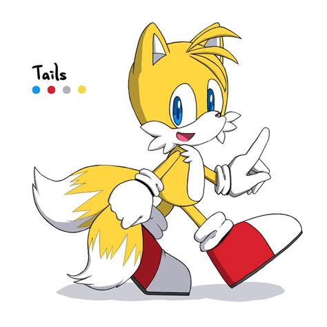 An Image Of Tails From Sonic The Hedge