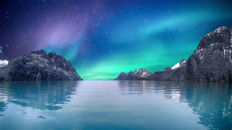 Download Sea Nature Aurora Borealis 4k Ultra Hd Wallpaper