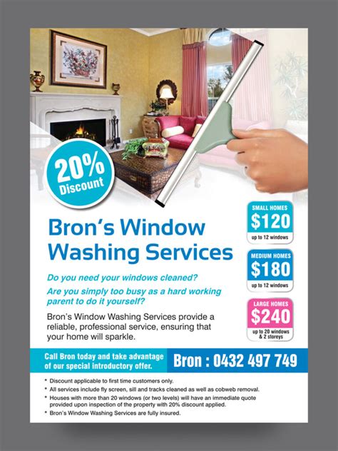 Window Cleaning Flyers Colonarsd7 Pertaining To Janitorial Flyer