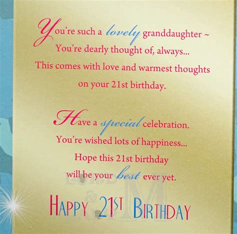 21st Birthday Greetings Cards Open Son Daughter And More Bday Wishes