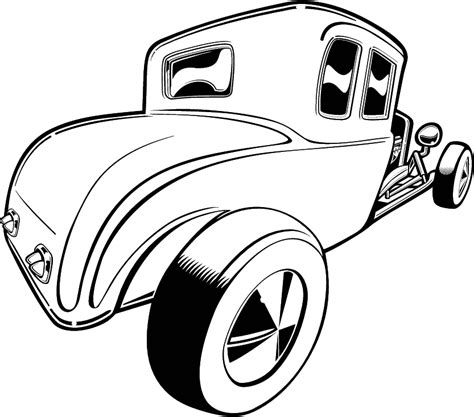 free hot rod clipart black and white download free hot rod clipart black and white png images