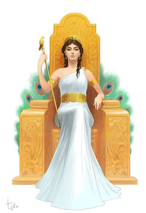 Hera Goddess Of Marriage Queen Of The Gods Deusa Hera Deuses Mitologicos Arqu Tipos