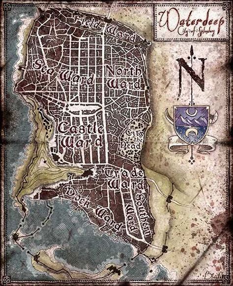 Dnd 5e Waterdeep Map