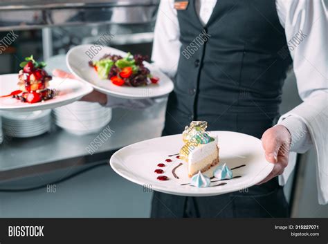 Waiter Serving Motion Image And Photo Free Trial Bigstock