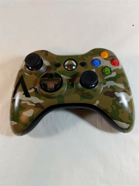 Xbox 360 Controller Camo Camouflage Halo 4 Special Edition Official