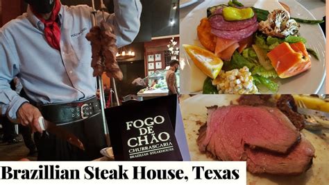 Fogo De Chao Brazillian Steak House Texas Youtube