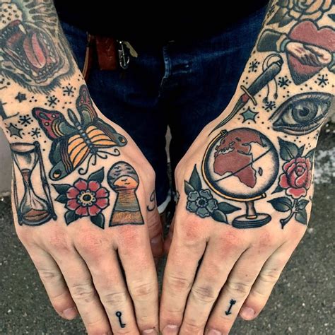 American Traditional Hand Tattoos For Men Best Tattoo Ideas