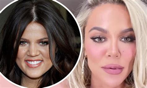 khloe kardashian reveals she s offended by crazy plastic surgery speculation daily mail online