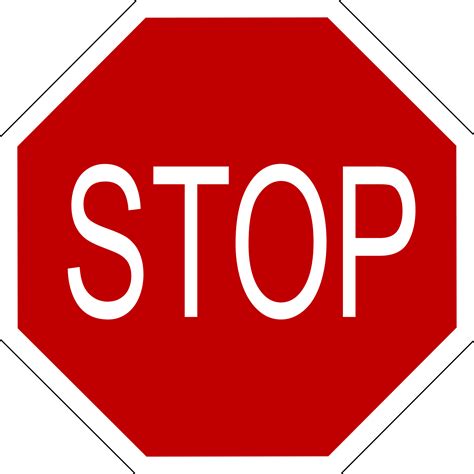 Clipart Stop Sign
