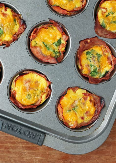 Ham And Cheese Egg Cups Emily Bites