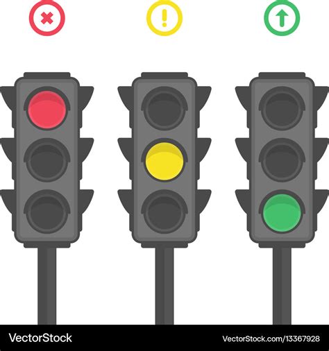 Traffic Light Symbol Royalty Free Vector Image Hot Sex Picture