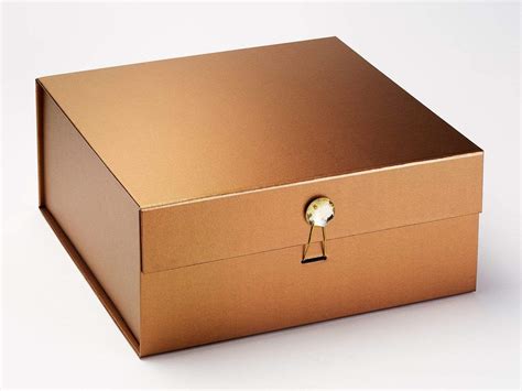 Copper Extra Large Folding T Boxes With Magnetic Closure Foldabox Usa