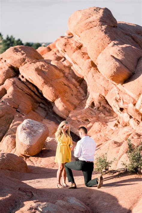 First to join the ranks was greg on vocals. Garden of the Gods in Colorado Springs Surprise Proposal ...