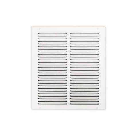 Everbilt 12 In X 14 In Steel Return Air Grille In White 71 11214wh