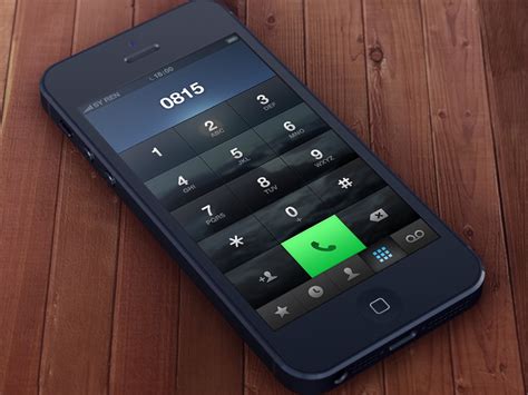 Ios6 Keypad Redesign By Ren On Dribbble